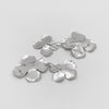 Double flower detachable earrings