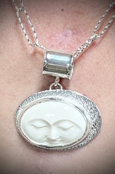 Moon Face Necklace