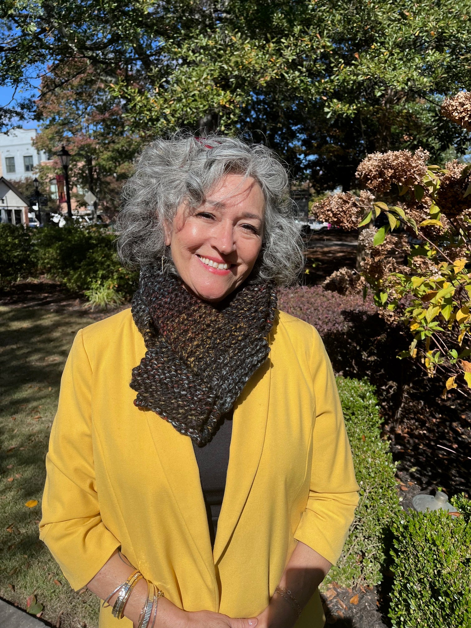 Homemade Knit Scarves