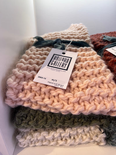Homemade Knit Scarves