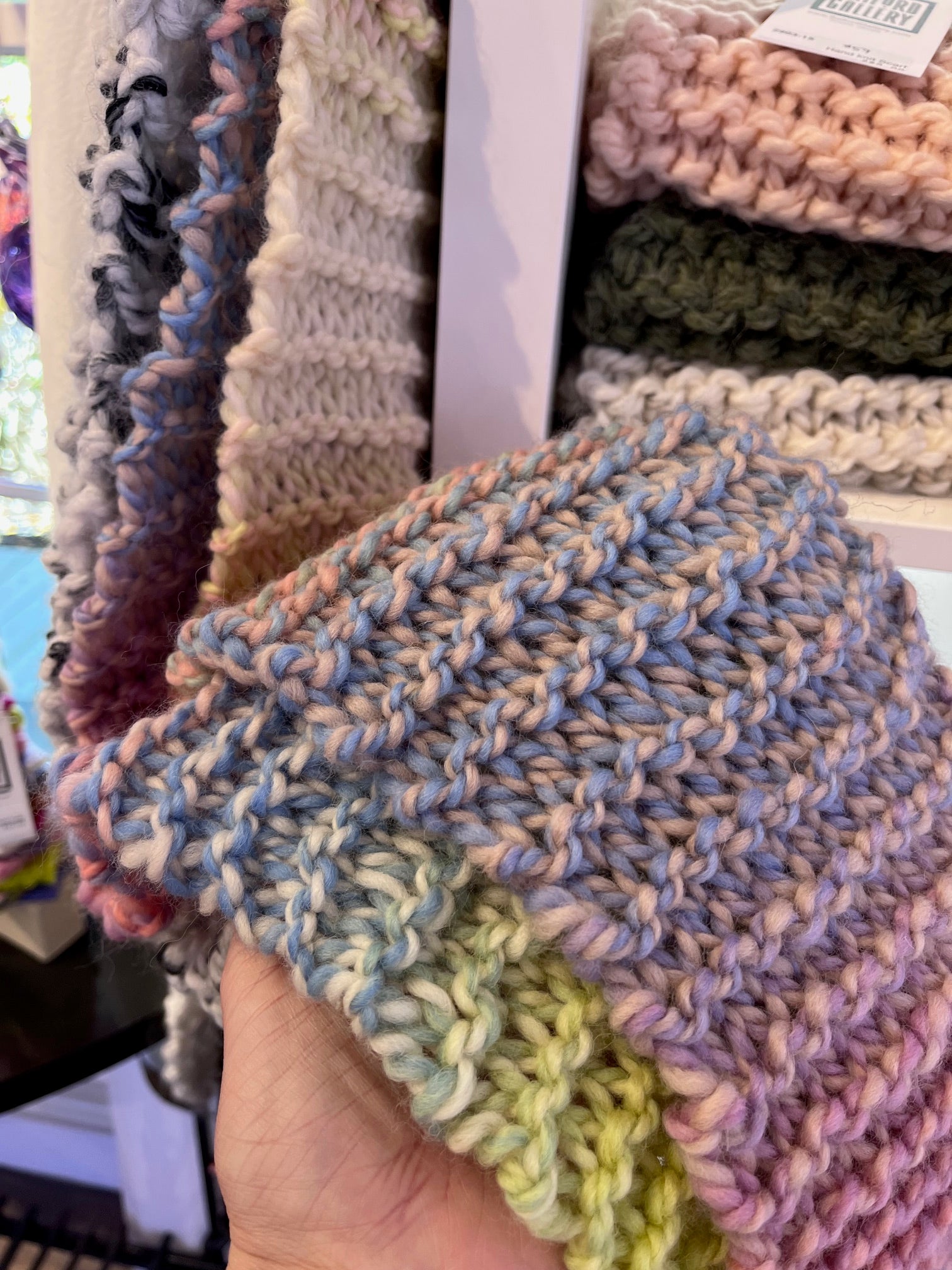 Homemade Knit Scarves