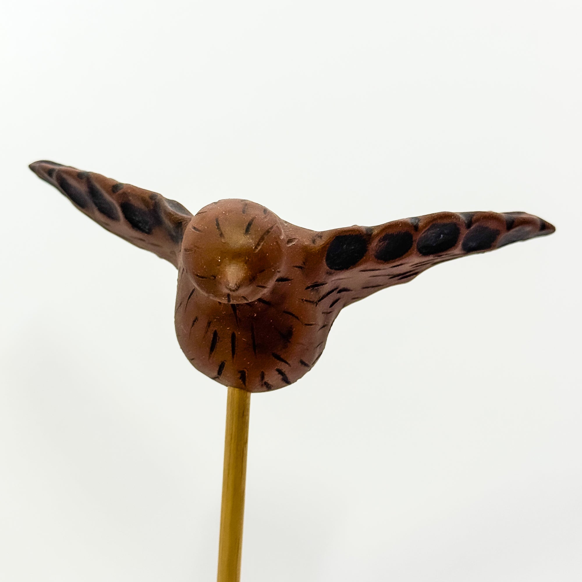 clay & engobe Bird Sculpture