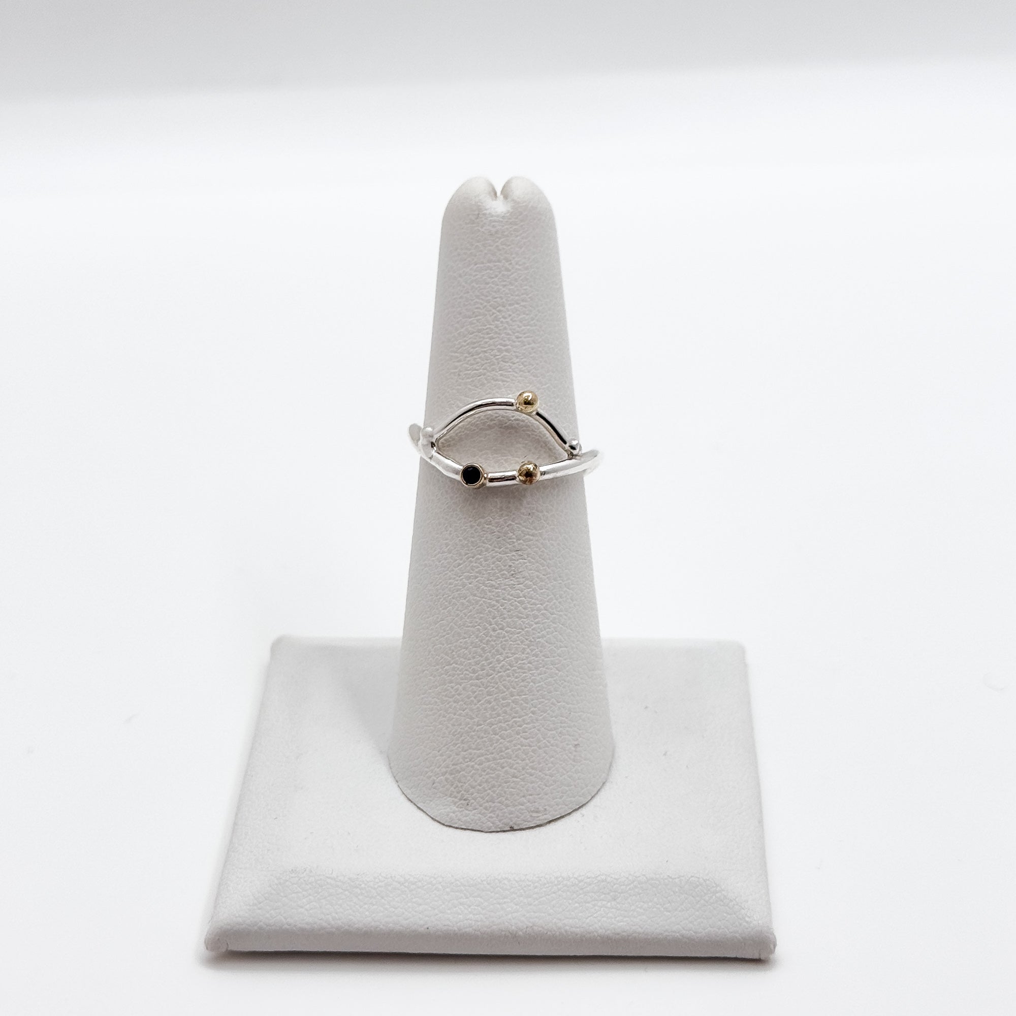 Sweet nothing ring with blue sapphire