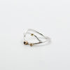 Sweet nothing ring with blue sapphire