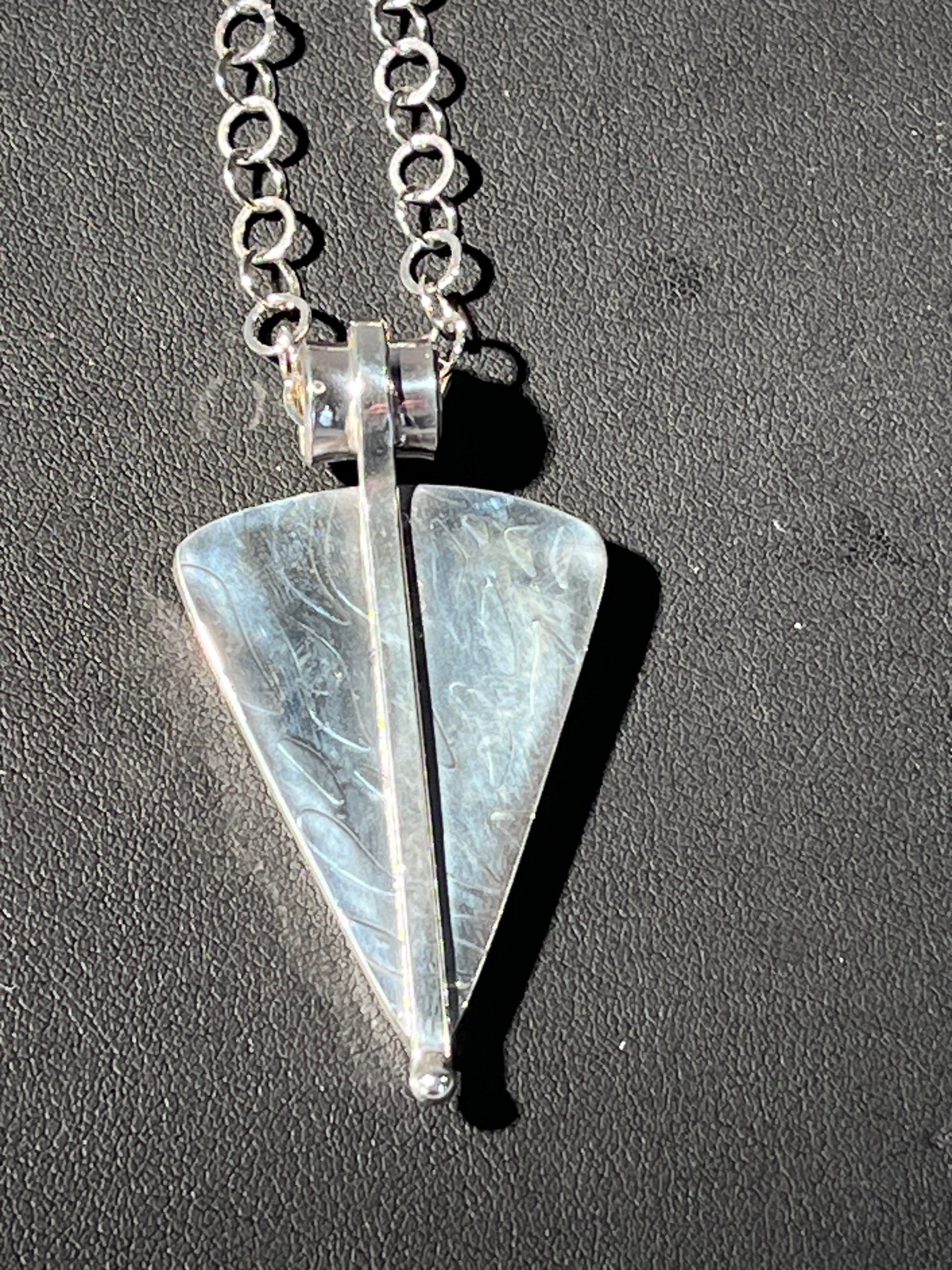 Black Druzy Necklace