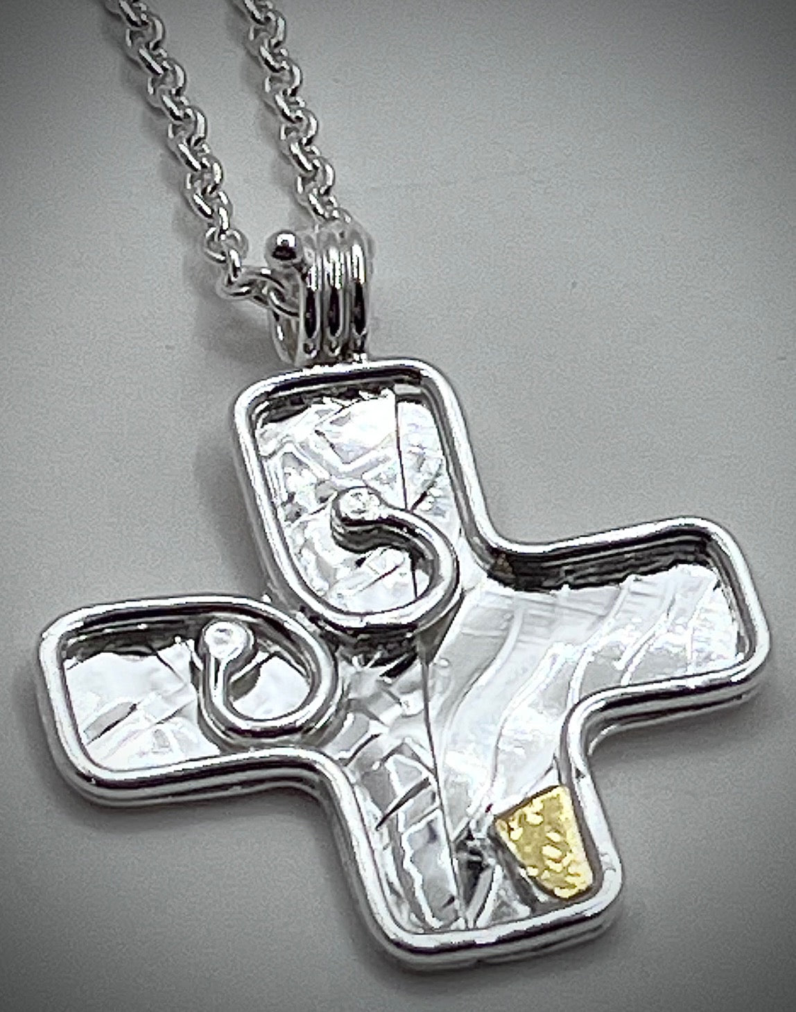 Mini Honker Cross Necklace