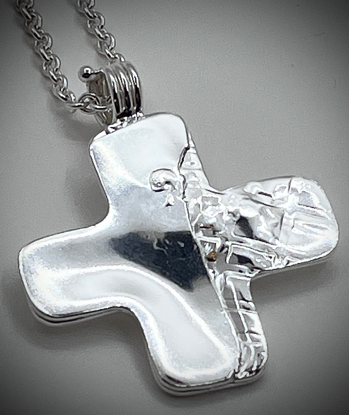 Mini Honker Cross Necklace