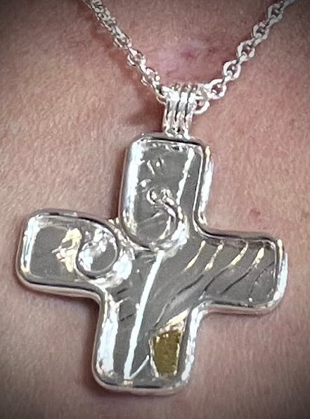 Mini Honker Cross Necklace
