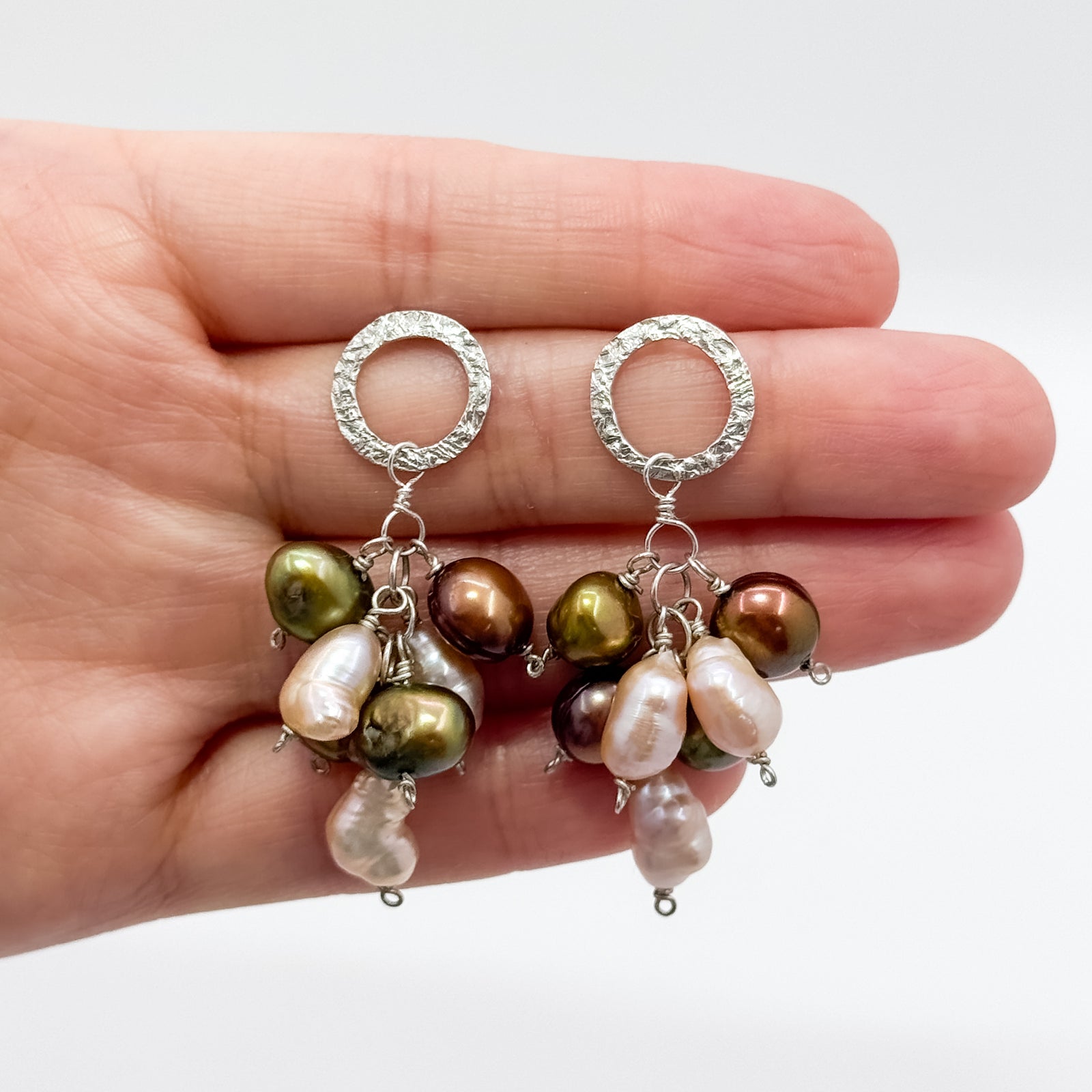 Carolina pearls earrings