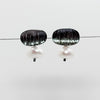 Oval 1 Fresh water pearl earrings