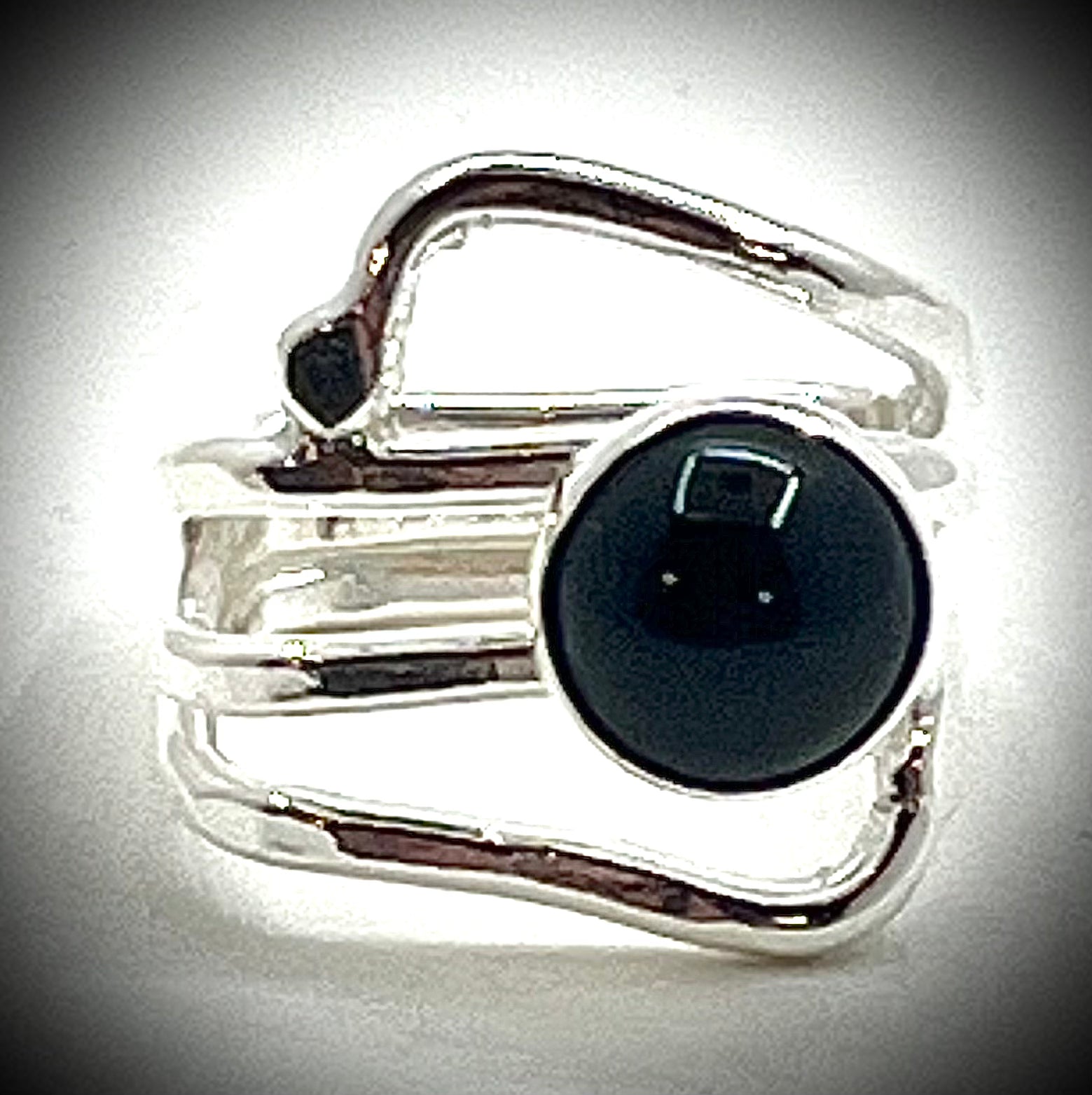 Black Onyx Wrap Ring