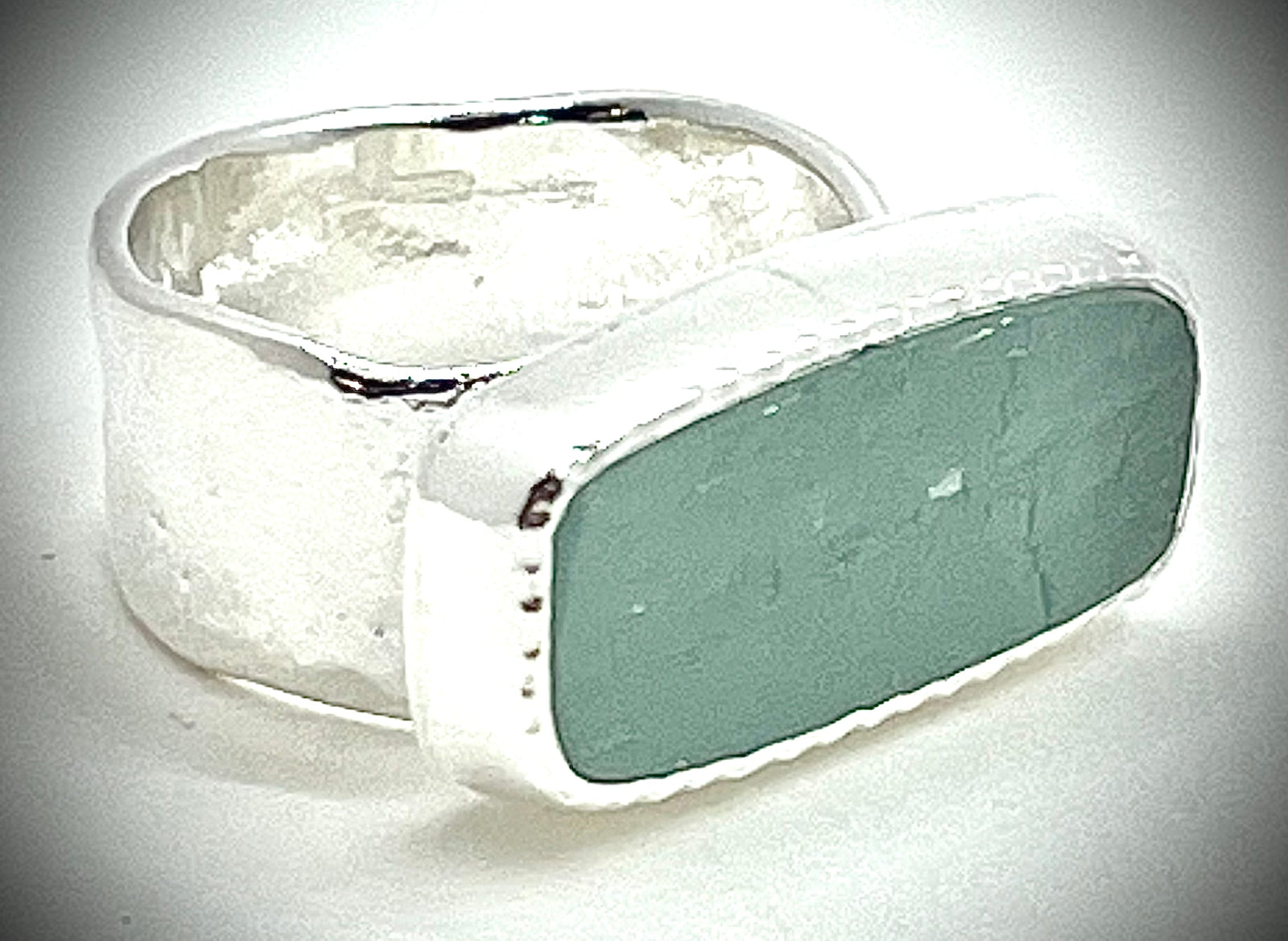 Aquamarine Horizon Ring