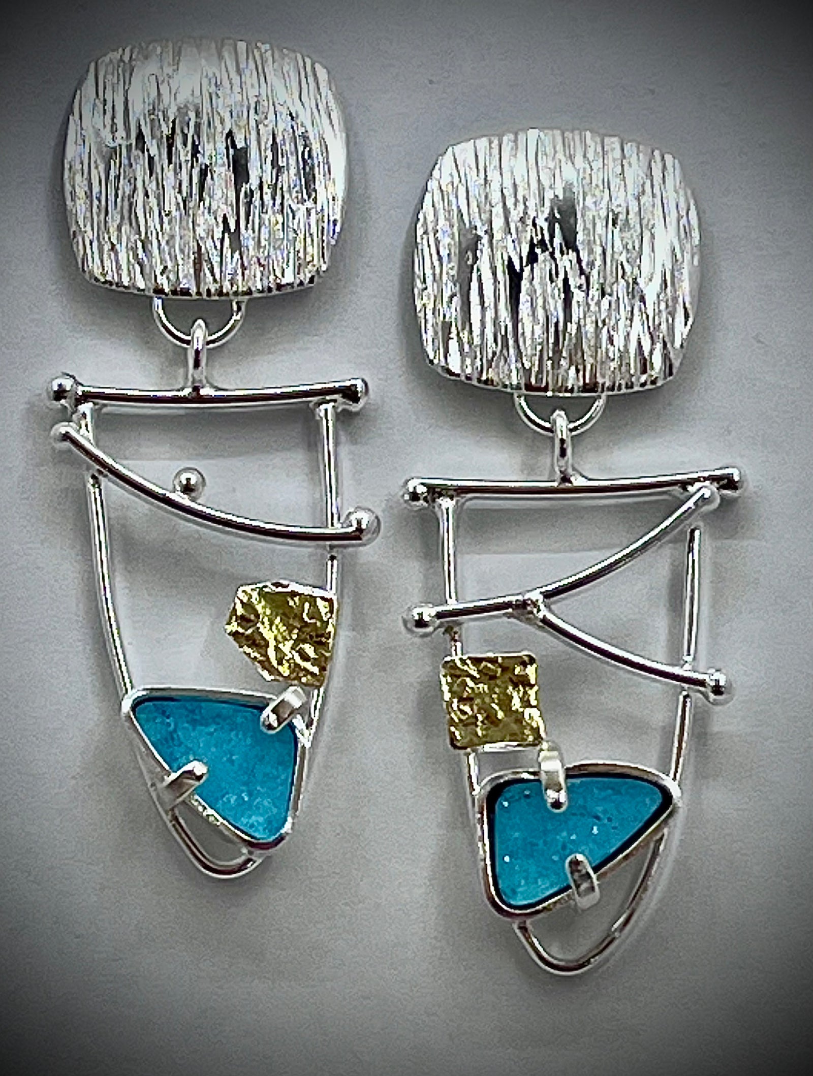 Chrysocolla Waltz Earrings