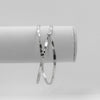 sticks and stones bangle Faceted Hammer Texture