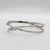 sticks and stones bangle Faceted Hammer Texture