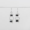 Wide loop earrings