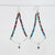 Sylvie Turquoise & Coral Matrix earrings