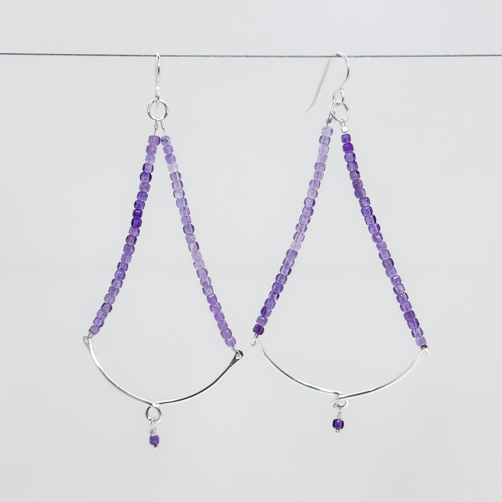 Sylvie Amethyst earrings