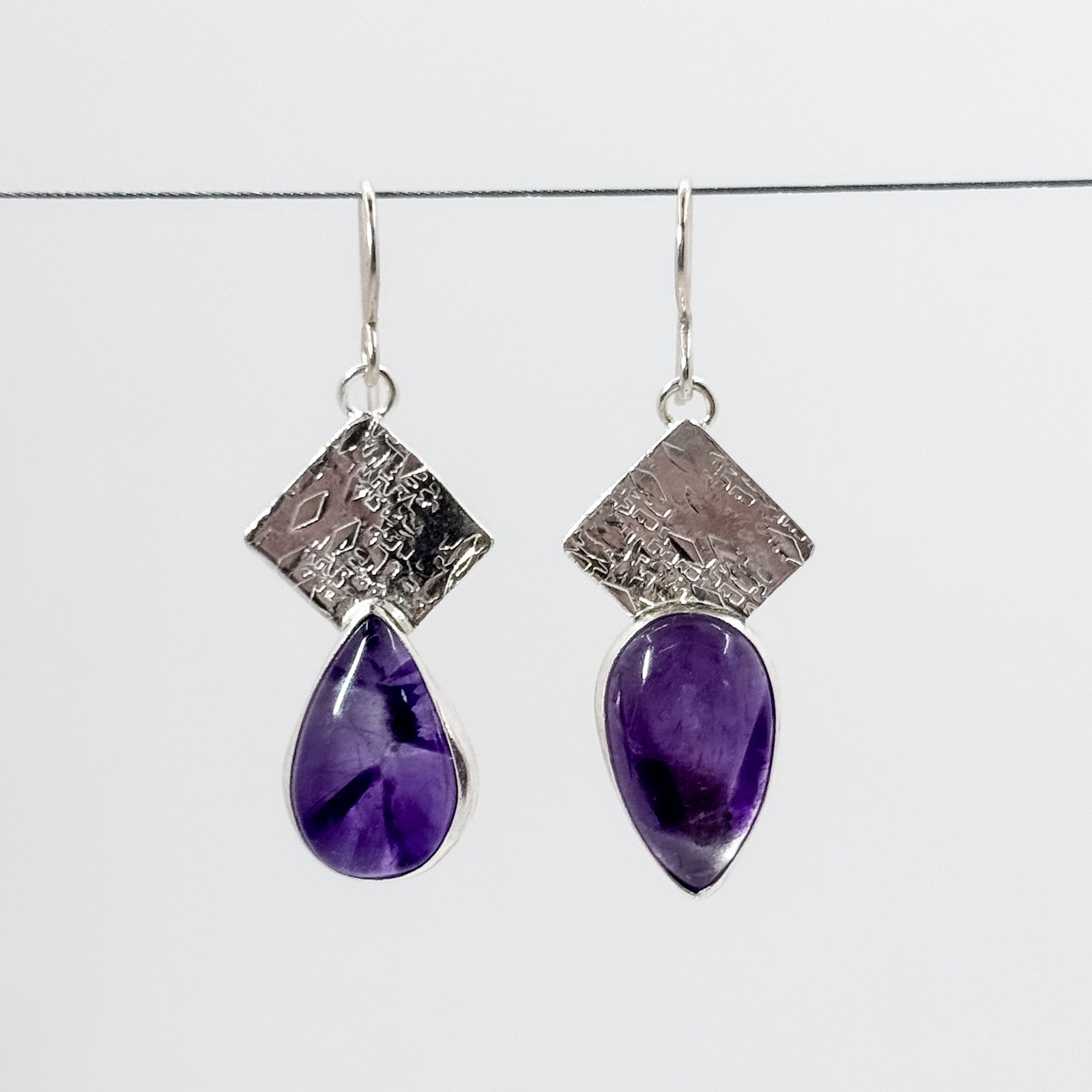 Amethyst Reverse Earrings