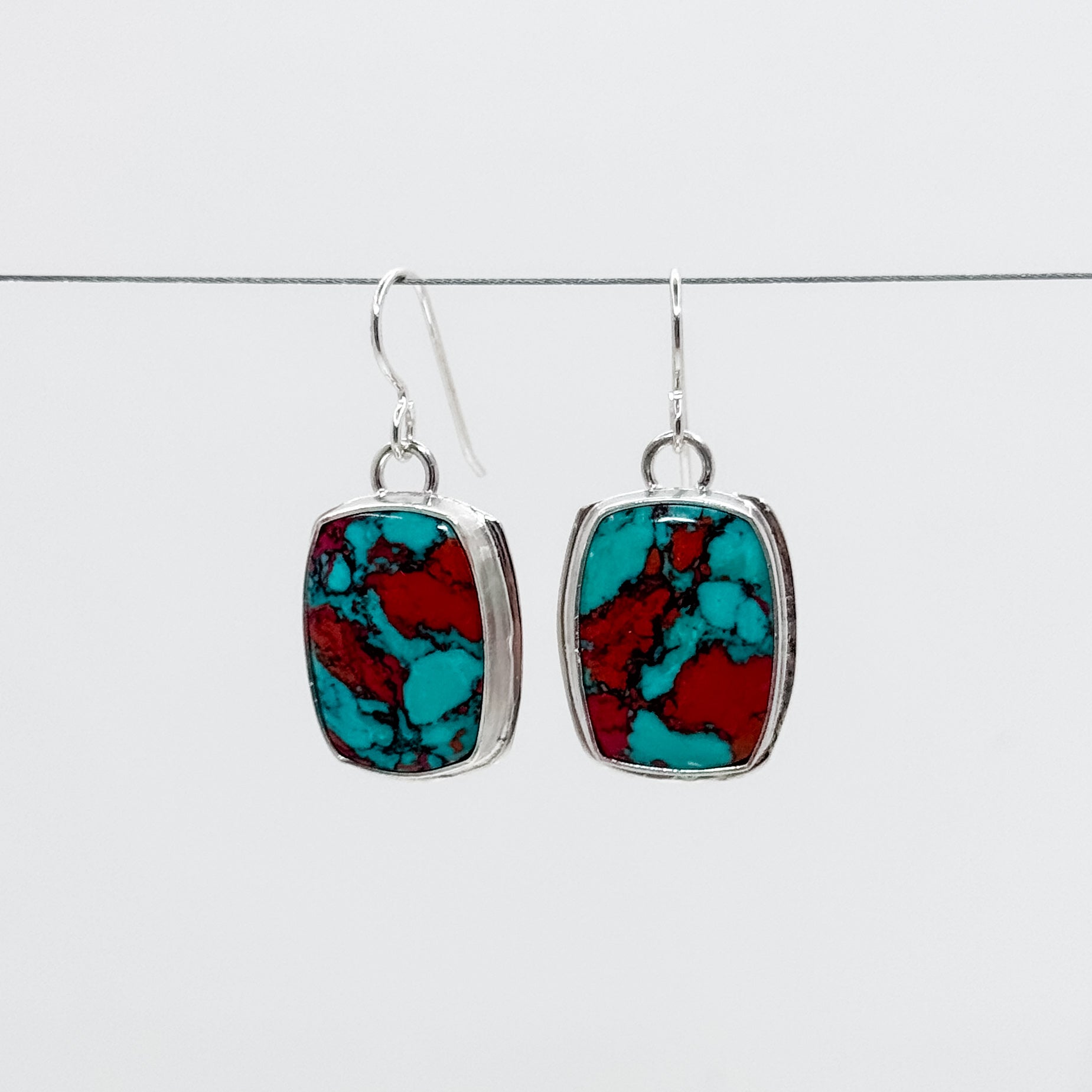 Sonora Sunrise Sediment Cushion Rectangle Earrings