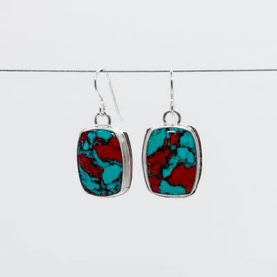 Sonora Sunrise Sediment Cushion Rectangle Earrings