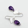 Amethyst Reverse Earrings