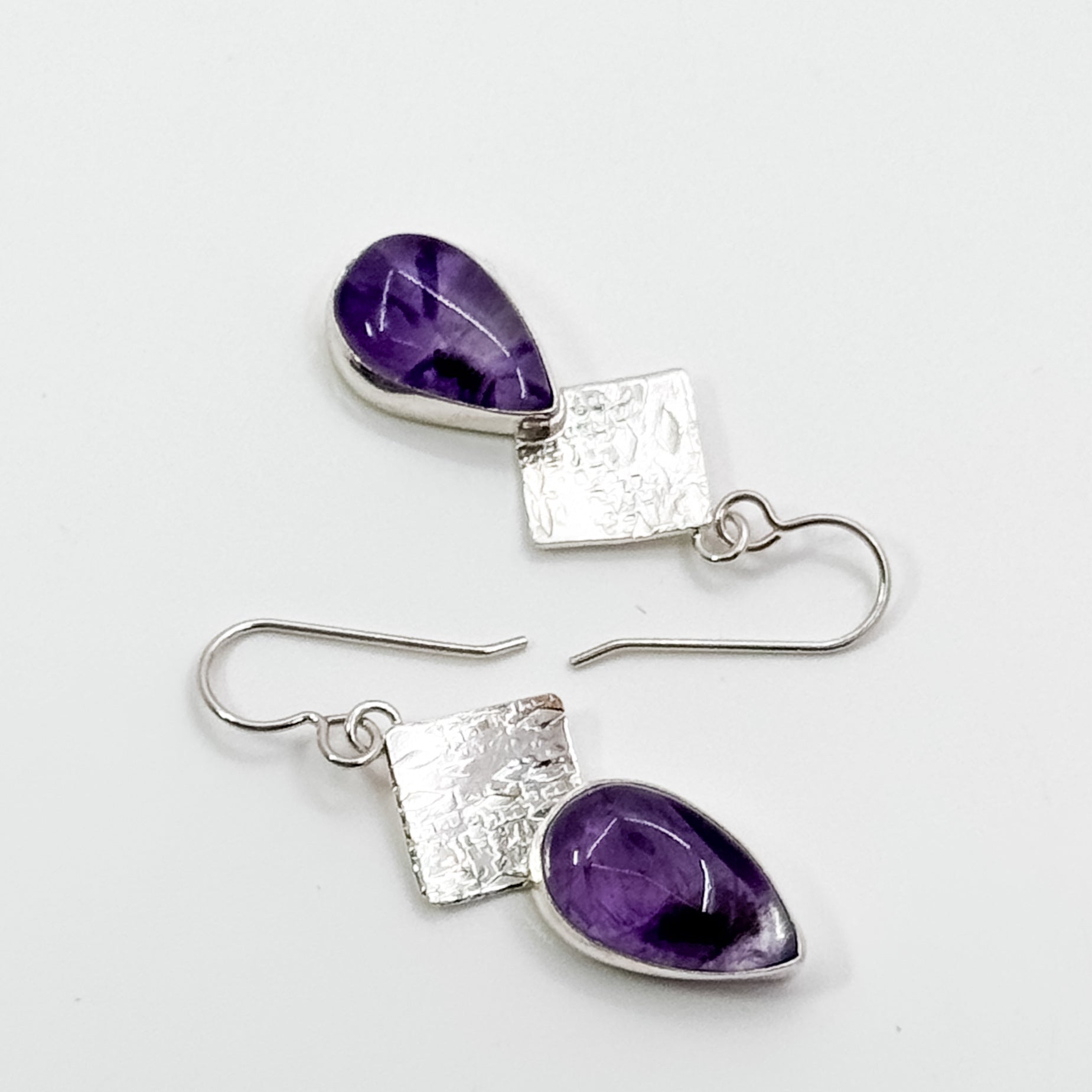 Amethyst Reverse Earrings