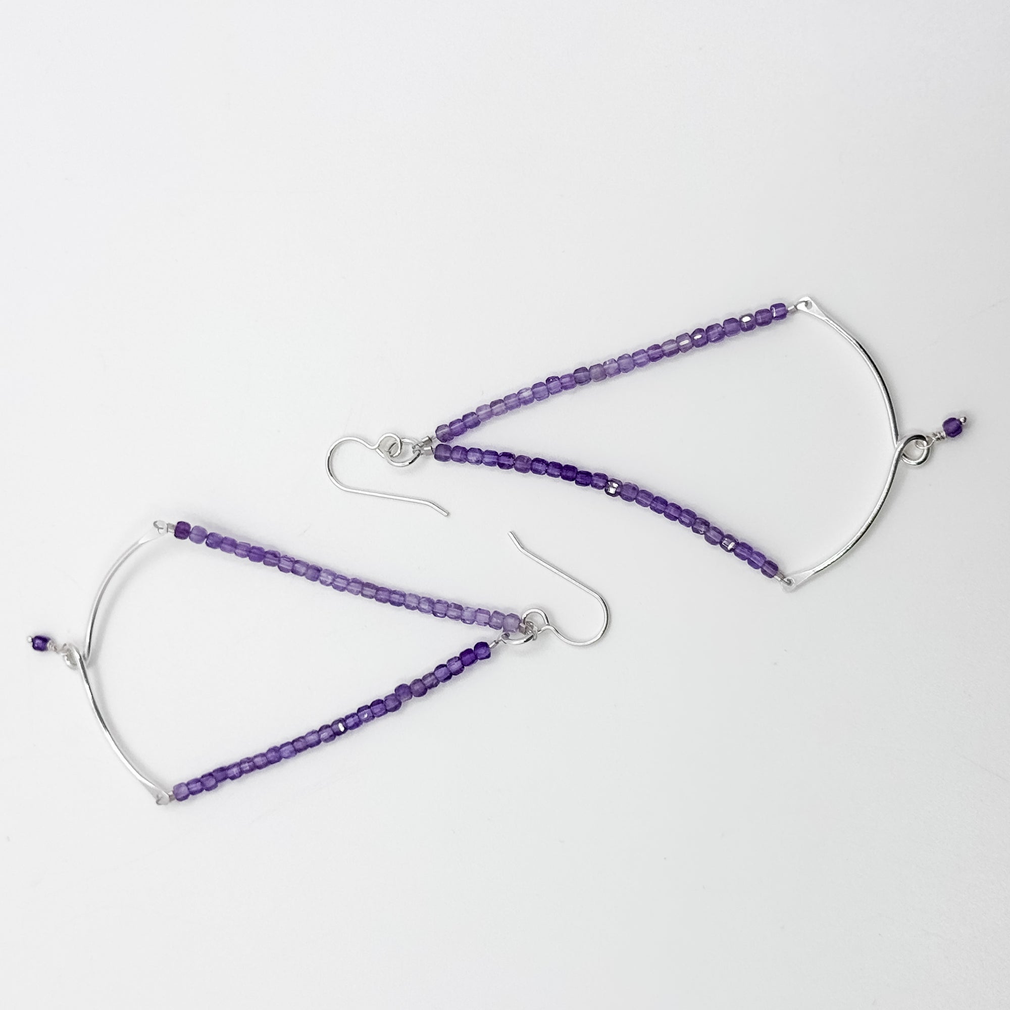 Sylvie Amethyst earrings