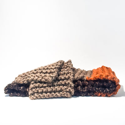 Autumn Hand Knit Scarf
