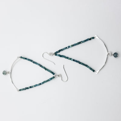 Sylvie Ear Labradorite earrings