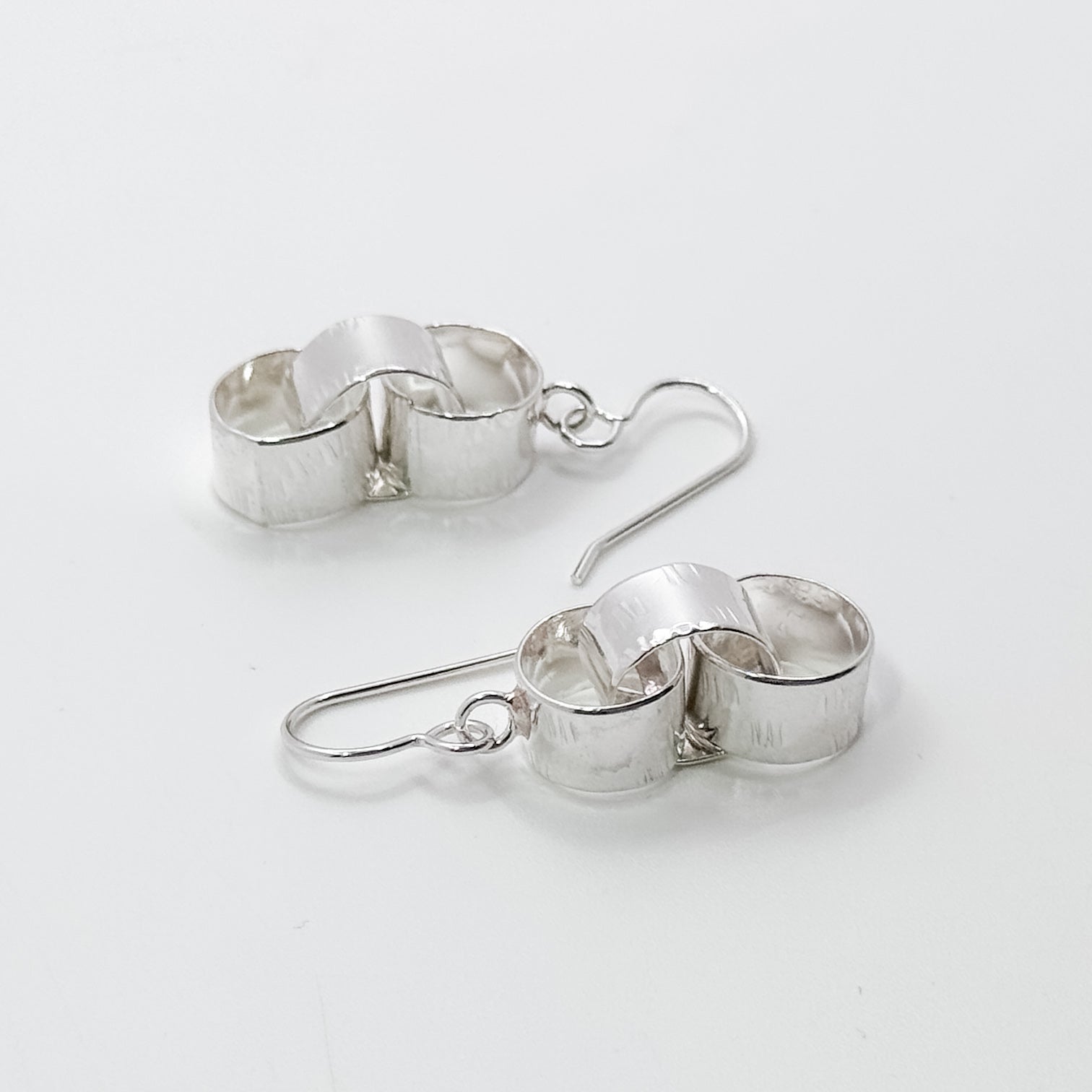 Wide loop earrings