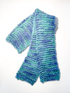 Aquamarine Hand Knit Scarf