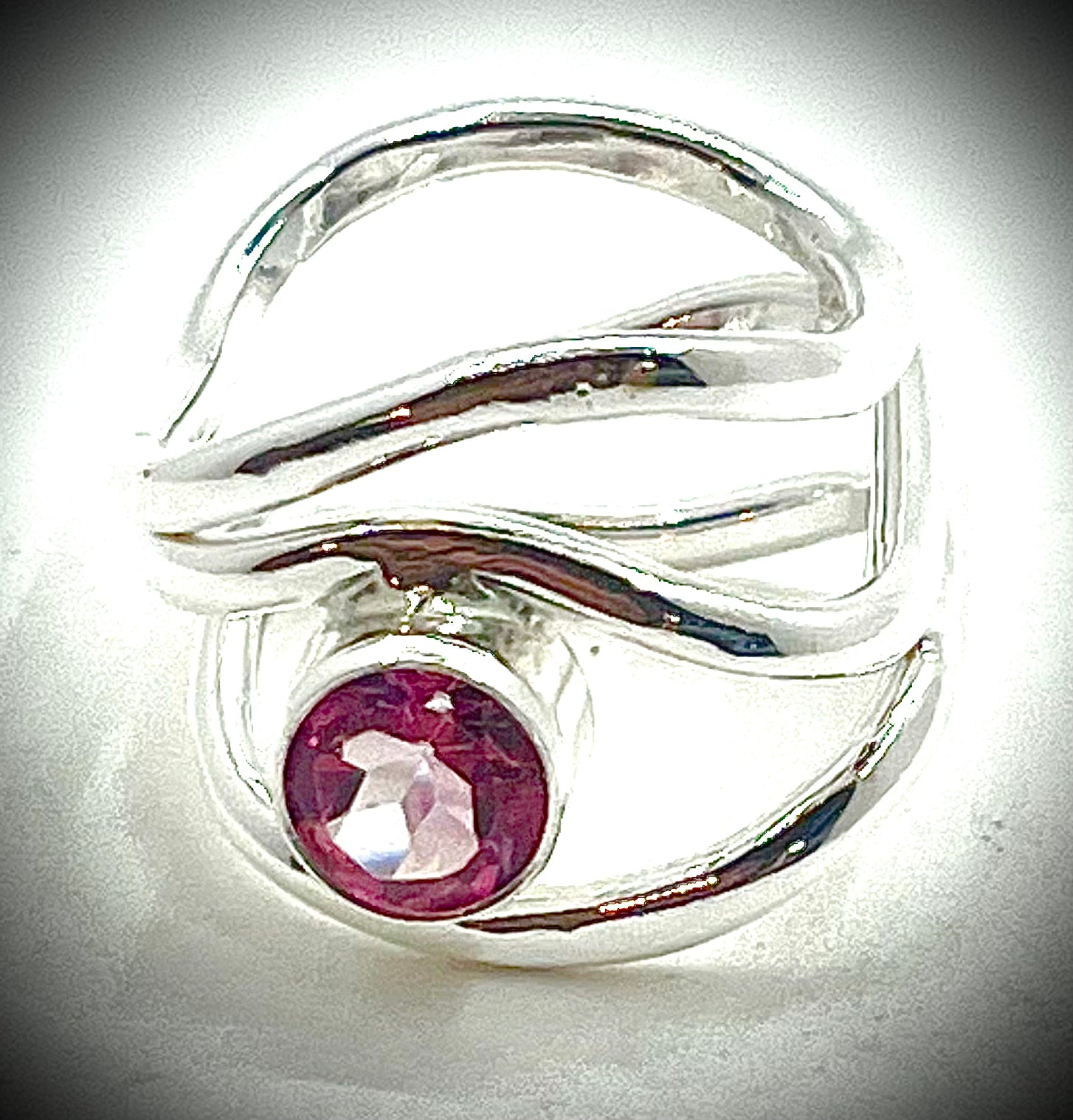 Pink Topaz Nadja Ring