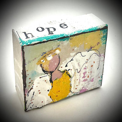 Angel Painted Block