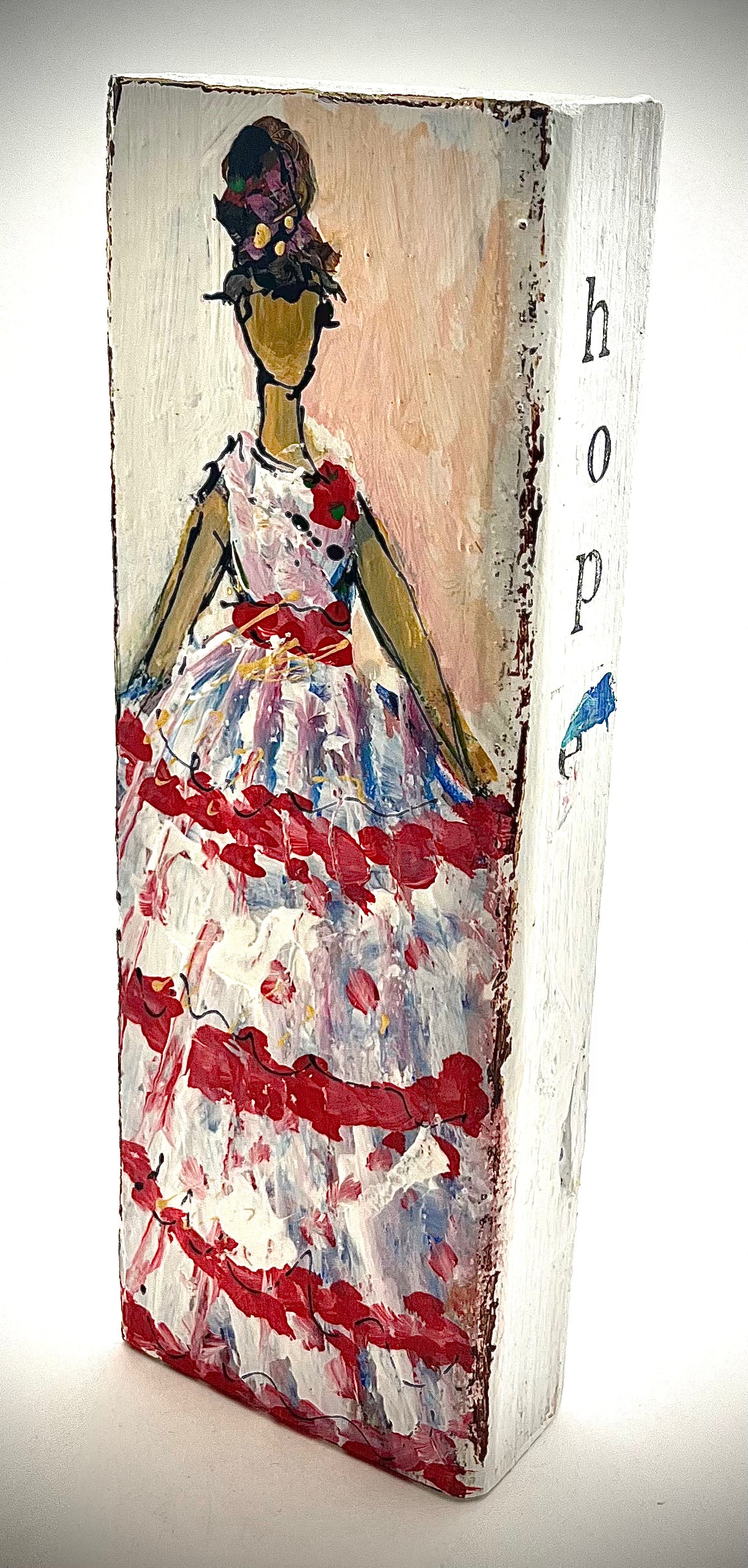 Ladies Painted Block
