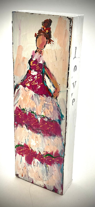 Ladies Painted Block