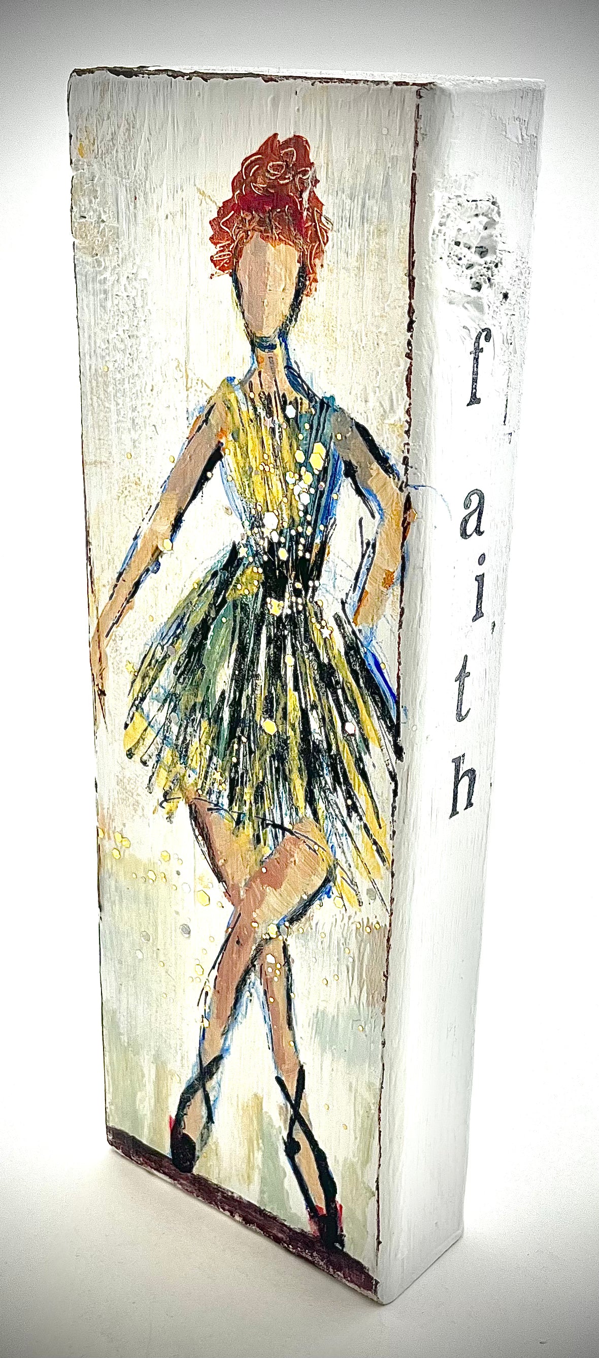 Dancer Painted Block