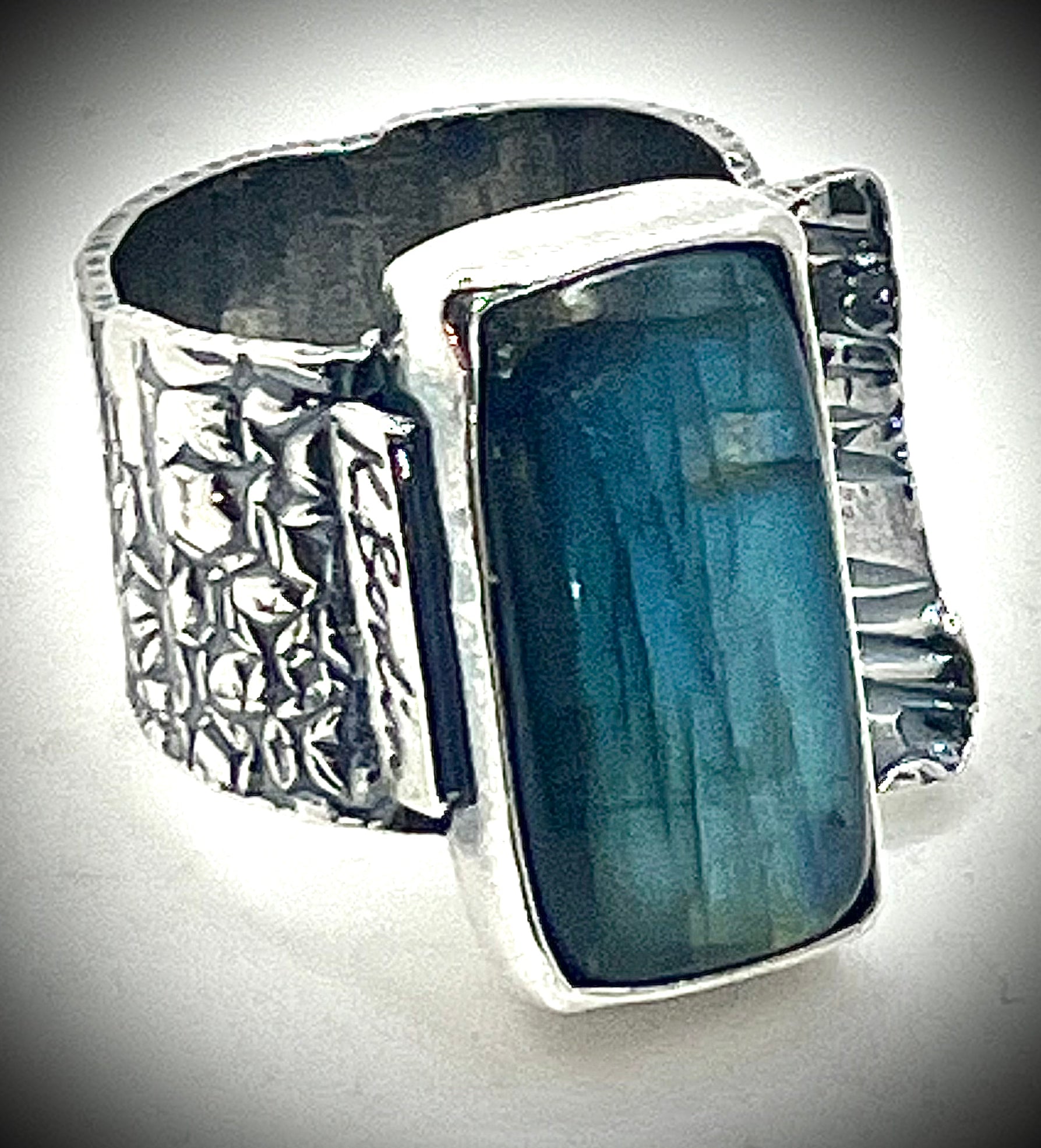 Textured Labradorite Ring