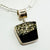 Pyrite in schist on twisted handmade chain necklace