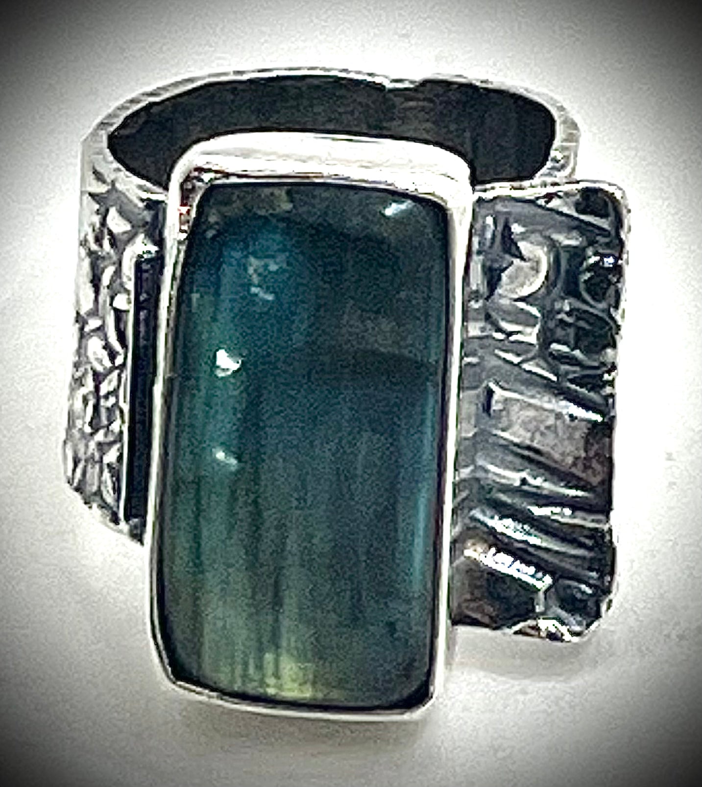 Textured Labradorite Ring