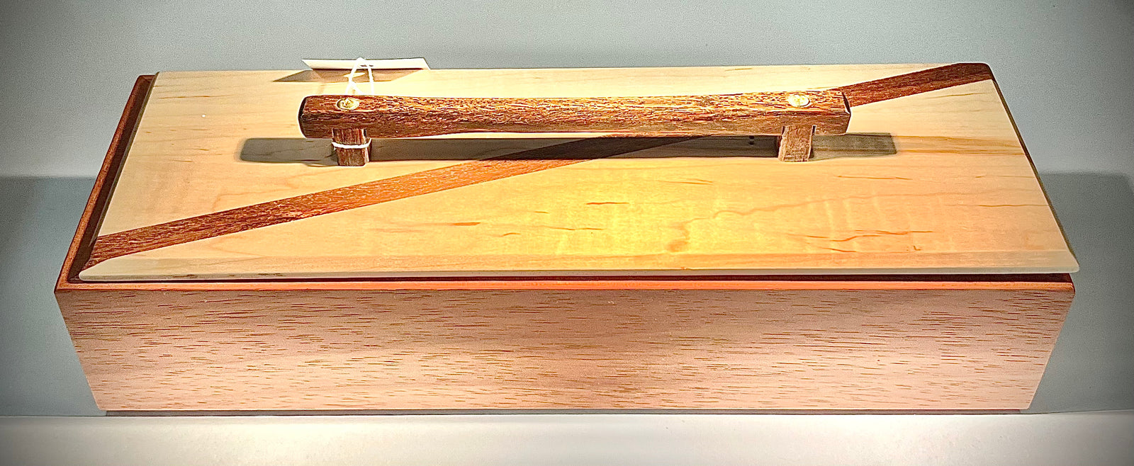 Tiger Maple and Brazilian Cherry Remote Box