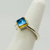 Deanna Ring with Swiss blue Topaz
