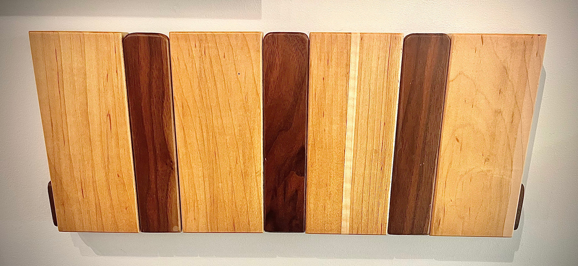 Maple and Walnut Wall Rack