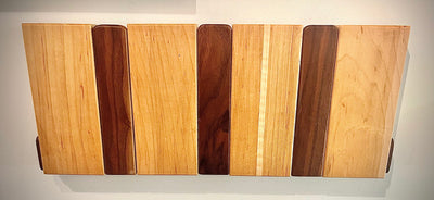 Maple and Walnut Wall Rack
