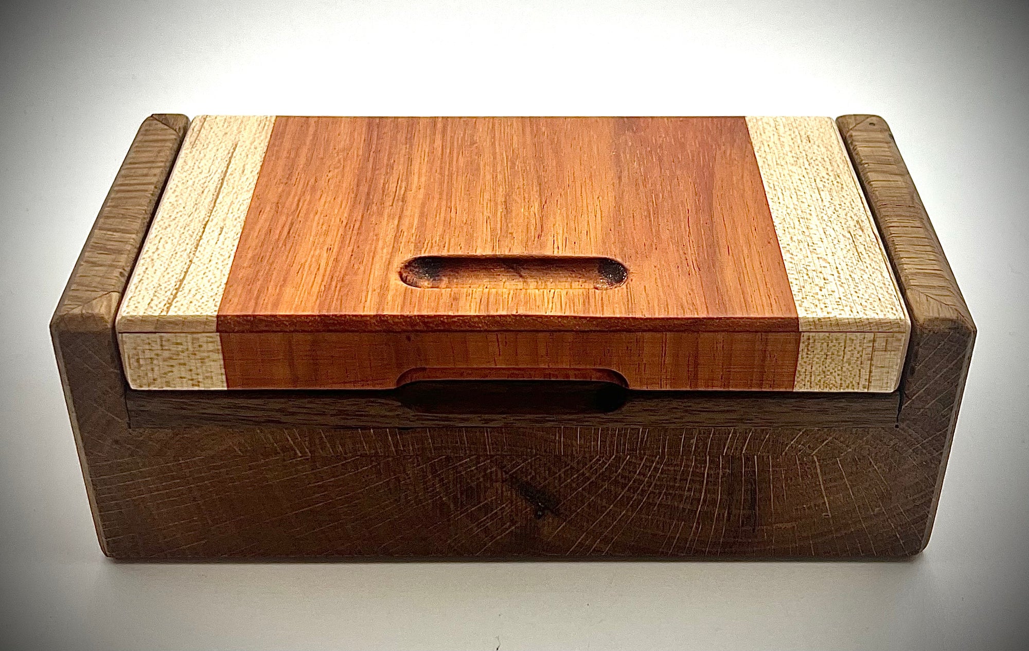 Short Remote Box with Hinged Lid