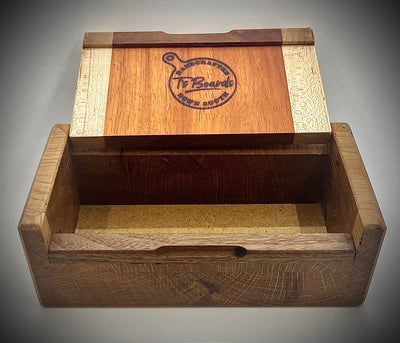 Short Remote Box with Hinged Lid