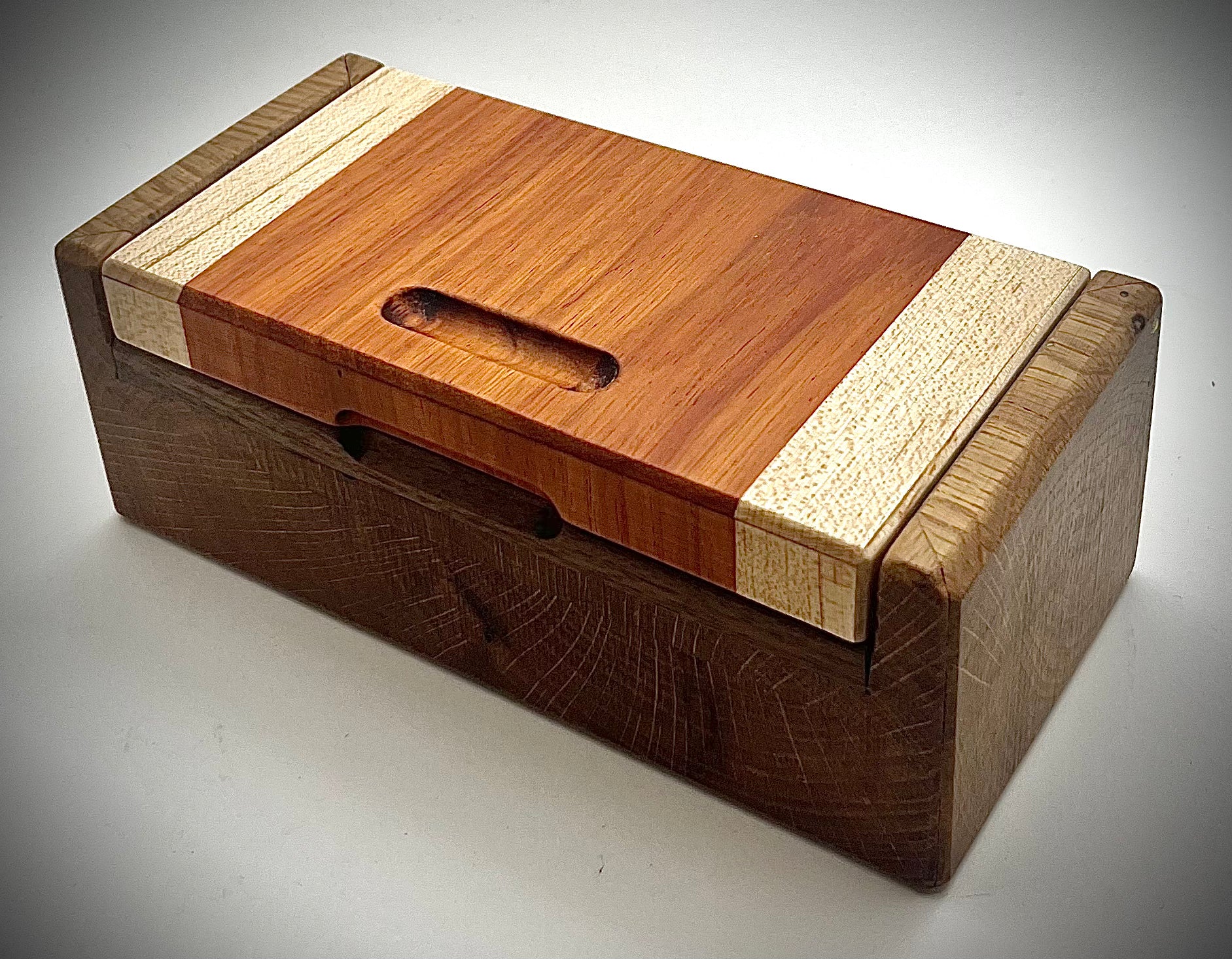 Short Remote Box with Hinged Lid