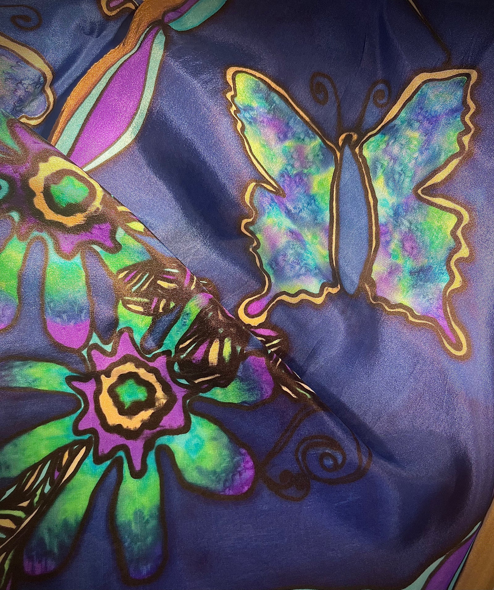 Butterflies Silk Scarf