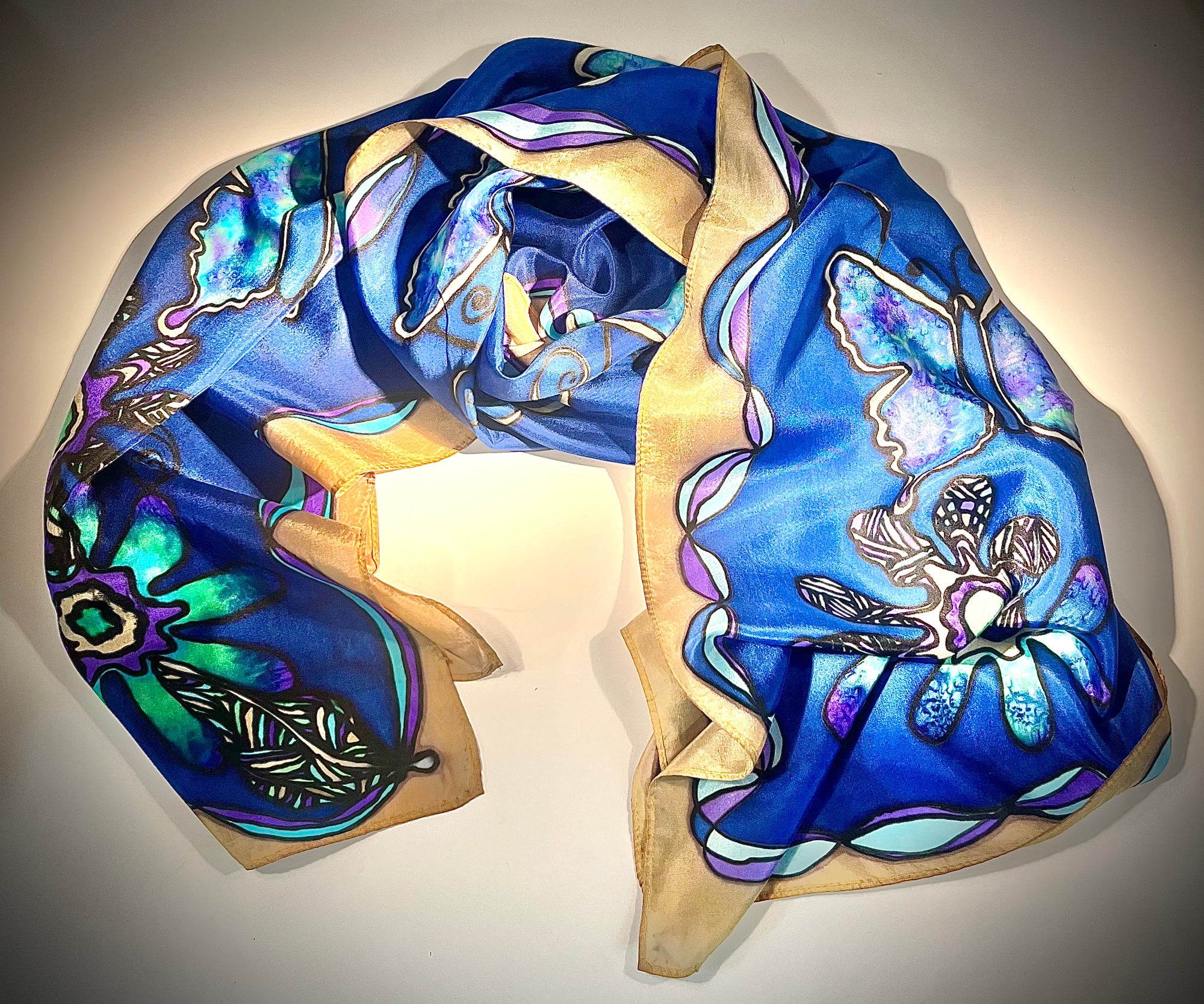 Butterflies Silk Scarf