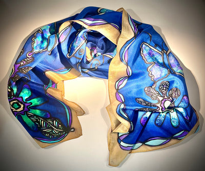 Butterflies Silk Scarf